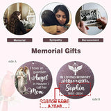 ASTARIN 36" Large Deep Tone Personalized Sympathy Wind Chimes, Memorial Wind Chime for Loss of Mother Father Loved One, Angel Bereavement Gifts Decor Outdoor Patio Garden Graveyard, Produced in USA