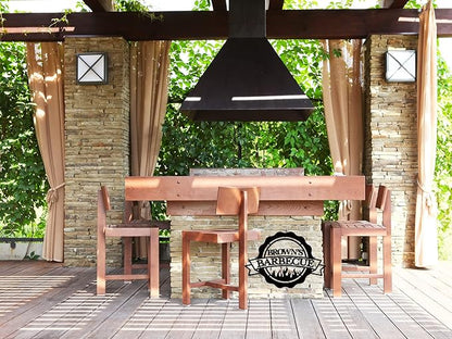 Personalized BBQ Grill Name Sign, Custom Metal Sign Dad's BBQ, Barbecue Garden Bar Outdoor Sign, Housewarming Birthday Gift Metal Sign Patio Decor Wall Grandpa Papa Gift