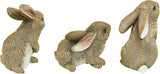 Design Toscano The Bunny Den, Garden Rabbit Statue: Set of Six
