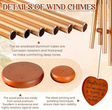 Daughter in Law Gifts, Mothers Day Funny Gift for Daughter in Law Wind Chimes, Birthday Wedding Anniversary Presents for Future Daughter- in-Law, Son Girlfriend from Mother, Mother in Law, 36 inch