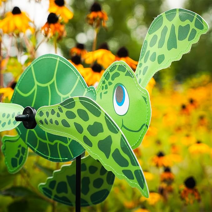 In the Breeze 2554 Baby Whirligig Wind Spinner, Sea Turtle