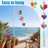 Newwiee Wind Socks for Outside 60 Inches Windsocks Wind Twister Spinners for Home Wall Tree Front Patio Lawn Garden Yard Hanging Decoration(1 Pcs)