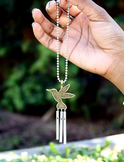 Jacob's Musical Car Charm, Hummingbird, Mini Wind Chime