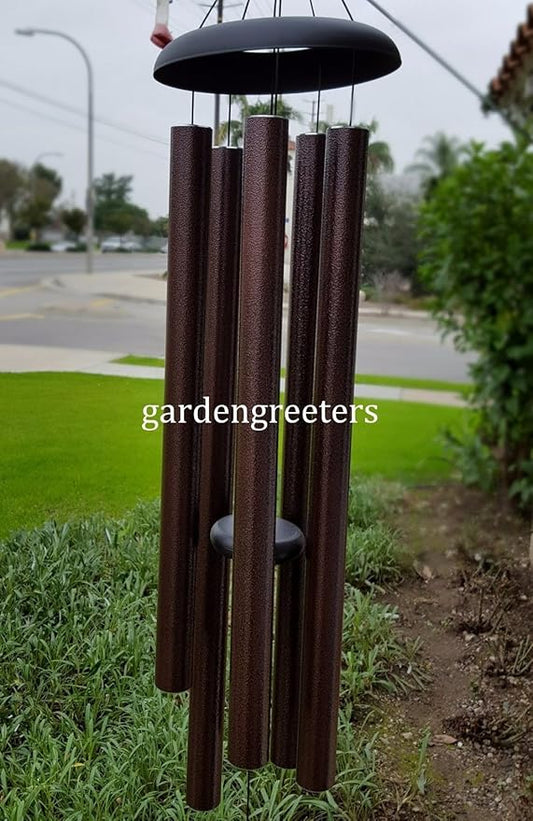 Large 50" Wind Chime Large Wind Chime Brown-BR