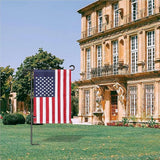 American Garden Flag 12 x 18 Inch,Embroidered Stars,Outdoor Durable Nylon,USA ResidentialYardGarden Decor,American Flag Garden Flag