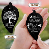Personalized Crystal Memorial Wind Chimes Loss of Mom Dad Nana Papa Sympathy Ornament Cardinal Bird Keepsake Weatherproof Remembrance Gift in Memory Loved Ones for Window Outdoor Garden Decor