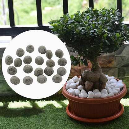 predolo 20Pcs Resin Stone Buddha Relief Statue Garden Decoration for Corridor, Study