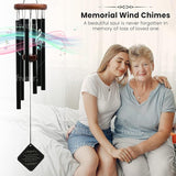 Personalized Memorial Wind Chimes Sympathy Memorial for Loss of Father Or Memorial for Loss of Mother Remembrance Windchimes Loss of A Loved One, Memory Bereavement & Funeral