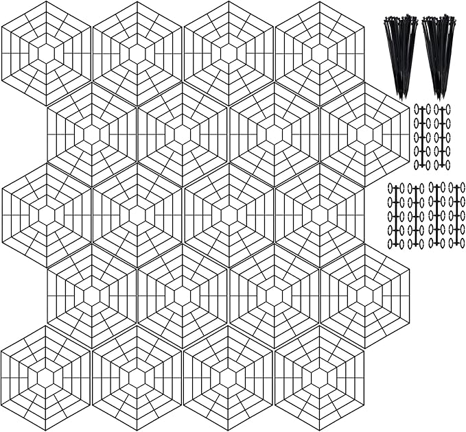 Pond Netting Floating Guard Protect Fish Koi，Net for Pond Fish Guard Floating，Plastic Pond Fish Net Mesh Cover for Fish Protection (20)