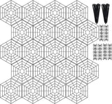 Pond Netting Floating Guard Protect Fish Koi，Net for Pond Fish Guard Floating，Plastic Pond Fish Net Mesh Cover for Fish Protection (20)