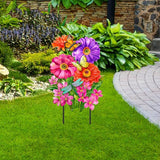 Briarwood Lane Zinnias in Bloom Metal Art