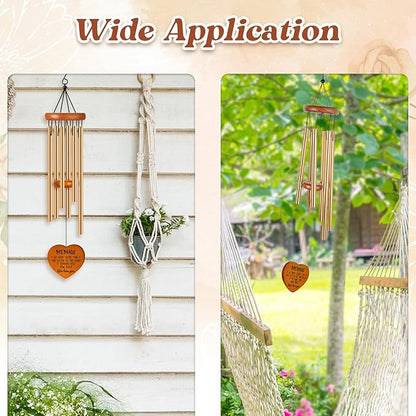 Memaw Gifts from Grandkids, Memaw Wind Chimes, Birthday, Retirement, Thanksgiving, Mothers Day, Grandparents Gifts from Grandchildren, Grandma Gift