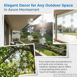 12PCS Stainless Steel Bird Deterrent Wind Spinners for Outside – Reflective Outdoor Bird Repellent Hanging Ornaments, Humane Pigeon Scarer for Yard Garden, Balcony, Patio, Roof & Window (12, Star)