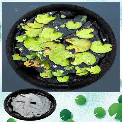 Diameter Fish Barrier Black Flora Round Floating Island Plant Protector for Your Home Pond Protects Fish