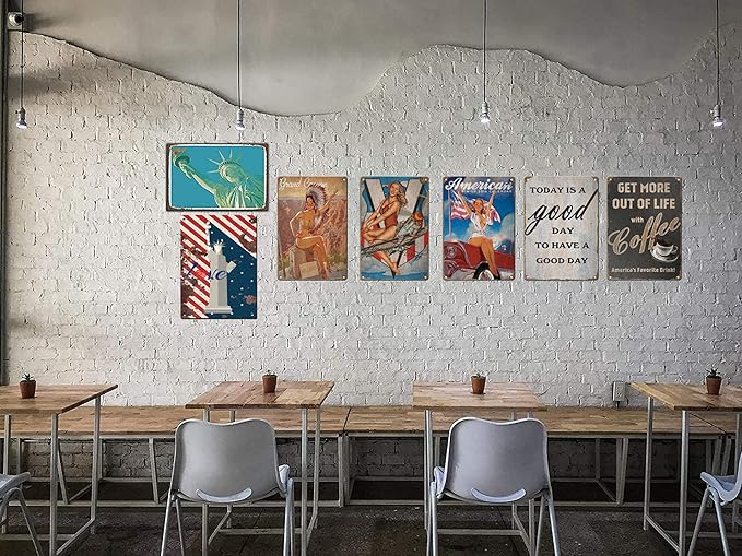 Warning Metal Tin Sign Retro No Persons Under 21 Allowed Signs Plaque for Restaurant Clubs Coffee Bars Pub Wall Decor Vintage Outdoor Door Sign-Color 5