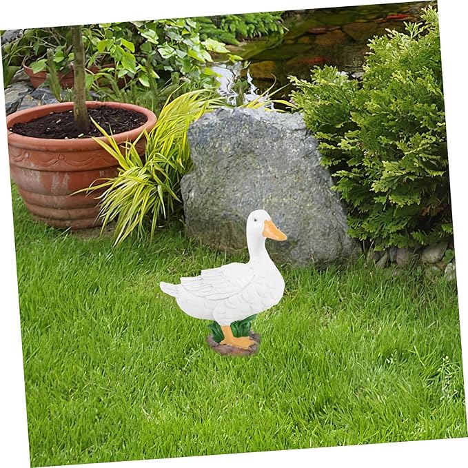 Resin Ornament Floating Statue Garden Decor Outdoor Realistic Faux Sculpture