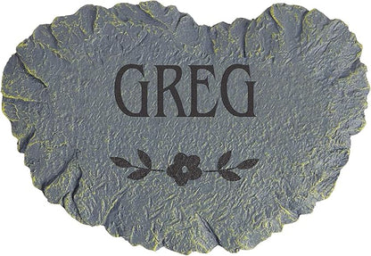 Let's Make Memories Personalized Blooms with Love Garden Small Garden Stones – for Mom/Kids or Grandma/Grandkids – Customize with Title & Names