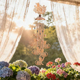 Cat Wind Chimes Outdoor - Metal Animal Windchime Yard Decor Waterproof Garden Backyard Patio Lawn Indoor Art Hanging Christmas New Year Decoration Birthday Gift for Cats Lover Women Mom