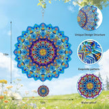 3D Wind Spinner, 12 inch 3D Kinetic Metal Garden Spinners, Rustproof Metal Garden Decor Yard Art, Wind Sculptures Ideal Gift for Homeowners & Garden Lovers