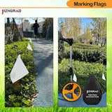 100Pack White Marking Flags, JIZHGRAD 16x4x5 Inch Marker Flags Use for Yard & Lawn, Boundary & Dog Training, Survey & Landscape, Sprinkler & Surveyor, Garden & Construction, High Visibility, Sturdy, Versatile, UV & Weather Resistant