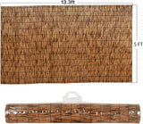 DearHouse Natural Reed Fencing, Eco-Friendly Bamboo Fence, 5 feet High x 13.3 feet Long, Reed Screen for Garden, Privacy Fence