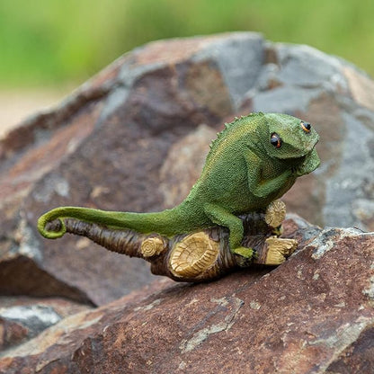 Garden Lizard Statue - Large Garden Statues & Figurines, Big Foot Yard Decor, Outdoor Statue for Patio, Lawn, Yard