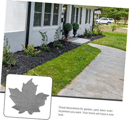 Garden Decoration Maple Stepping Stone Iron Outdoor Walkway Paver for Garden Pathway for Landscaping and Decor