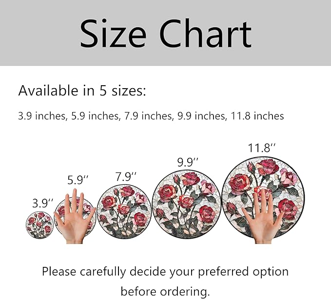 Pink Red Roses Stained Glass Window Hanging Suncatchers Valentine Roses Glass Panel Hangings Vintage Floral Window Decor Flowers Lovers Gift for Women Mom Spring Garden Nature Ornament 3.9inch