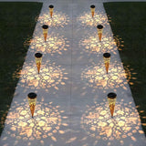 Hummingbird 4 Pack Solar Pathway Lights Metal Yard Garden Light Street Outdoor Landscape Lights Solar Powered Patio Walkway Path Sidewalk Outside Waterproof Lawn Decor Gift Mother Grandmom