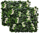 Artificial Expandable Ivy Privacy Fence Screen,Adjustable Size,Dense Leaf Panel,Perfect for Balcony,Garden,Fence Cover and Green Wall Decoration