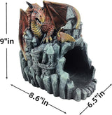 coolboy Dragon Gutter Diverter Rain,Deco Gutter Extension Downspout, Eco-Friendly Resin Statue Gutter Extender Diverter,Splash Block, Perfect Rain Gutter Downspout Extension for 3"x4" Downspouts