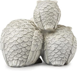 Garden Items Owls Garden Statue, one Size, Light Gray