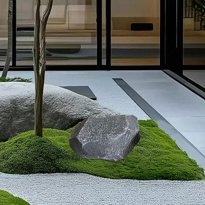 Baoblaze Fake Rock Landscape Decoration Photo Ornaments Landscaping Lightweight Faux Stone Sculpture Realistic for Porch Yard Garden, 15x12x10cm