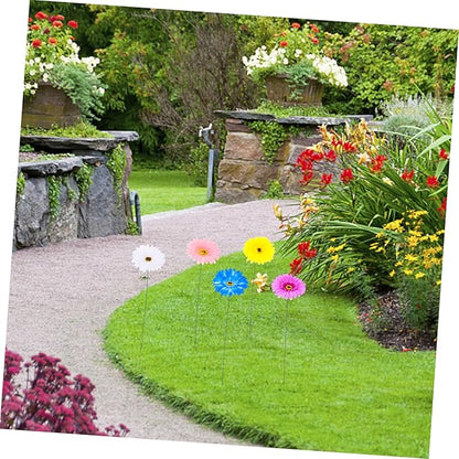Levemolo 5pcs Decorative Garden Stakes for Outdoor Pathway and Patio Decor Lawn Adornment for Housewarming and Mother Day