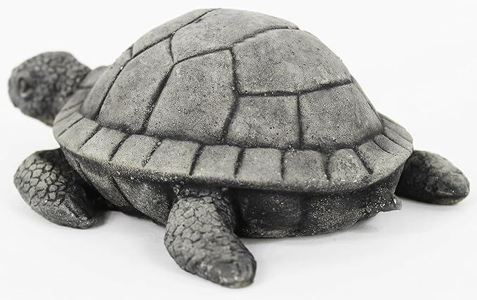 Swimming Turtle Concrete Garden Statue Cement Turtles Figure Cast Stone Outdoor Amphibian Statuary