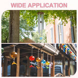 M METERXITY 12-Pack Wind Chime Pendants, 4.3cm Acrylic Peace Dove Shape DIY Wind Chime Parts Supplies for Craft Projects/Custom Home Garden Outdoor Hanging Decorations [Pink]