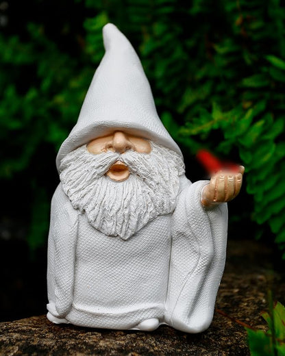 Leverse Funny Gnomes, 5.9in Pipe Naughty Gnomes Garden Statue Decor for Home Outdoor Patio Lawn Yard Halloween Christmas Housewarming Easter Gift