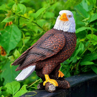Cute Statues Garden and Yard Statue Bald Eagle Hanging Bird Backyard Decor