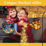 Solar Watering Can with Lights, Birthday Gifts for Mom Women Mother's Day, Outdoor Garden Decor Sunflower Solar Garden Lights for Outdoor Pathway Yard Lawn Patio, Waterproof Gardening Decorations