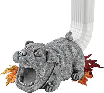 Design Toscano Butch the Bulldog Gutter Guardian Downspout Statue