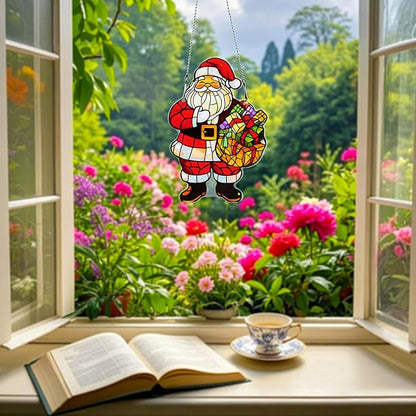 Christmas Ornaments Colorful Window Hanging Decorations Home Wall Decor for Indoor Outdoor