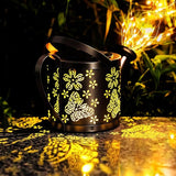 Solar Watering Can Light, Solar Lights Outdoor Decor, Garden Decor Lights for Yard, IP65 Waterproof Hanging Lantern Lights, Gifts for Women Mom, for Yard Patio Lawn Pathway Landscape