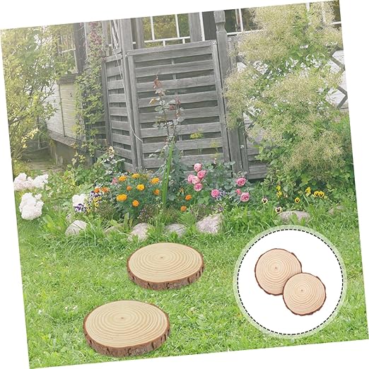 Milisten 2Pcs Garden Stepping Stones Decorative Outdoor Paver for Lawn Decor Thickness for Garden Pathways and Exterior Decoration
