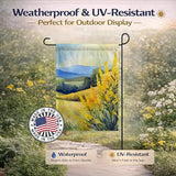 Caroline's Treasures Kentucky Goldenrod in Watercolor Garden Flag Mailbox Flag Decorative Yard Flag Banner Outside Patio Artwork Yard Flower Beds, Garden Size, Multicolor