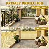 KOIUEYW Bamboo Reed Fencing, Natural Bamboo Screens Outdoor, Decorative Privacy Screen Reed Curtains for Patio Balcony Garden Backyard, 5 x 10 FT