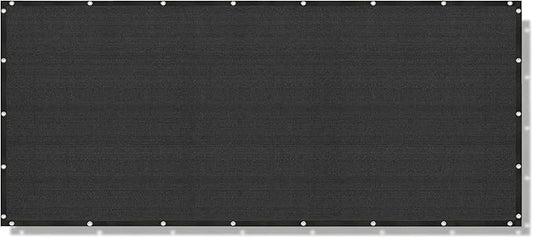 Alion Home Elegant Privacy Screen for Backyard Deck, Patio, Balcony, Fence, Pool, Porch, Railing - (3FT Height) Black (3' x 13')