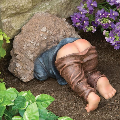 Bits and Pieces - Little Digger Funny Garden Statue - Made of Durable Polyresin - Makes Perfect Garden Sculpture