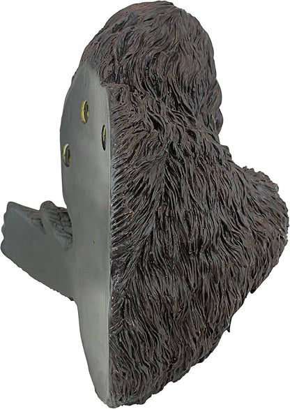 Design Toscano DB583078 Bigfoot The Bashful Yeti Indoor/Outdoor Garden Tree Sculpture, 15 Inches Wide, 12 Inches Deep, 15 Inches High, Handcast Polyresin, Full Color Finish