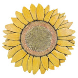 Magnolia Garden 12-Inch Sculpted Golden Sunflower Decorative Stepping Stone – 3D Floral Resin Garden Walkway Tile – Vibrant Yellow Flower Outdoor Accent