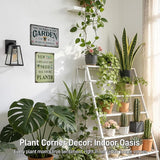 PAIION Funny Metal Garden Signs - I Really Need All These Plants - Vintage Garden Wall Art Tin Sign for Home Greenhouse Yard Decor Gifts for Gardeners 8x12 Inch